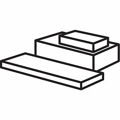 Plastic Rectangular Bar Stock image